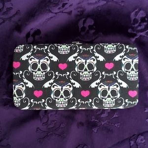 Sugar skull wallet